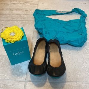 Tieks Matte Black Shoe